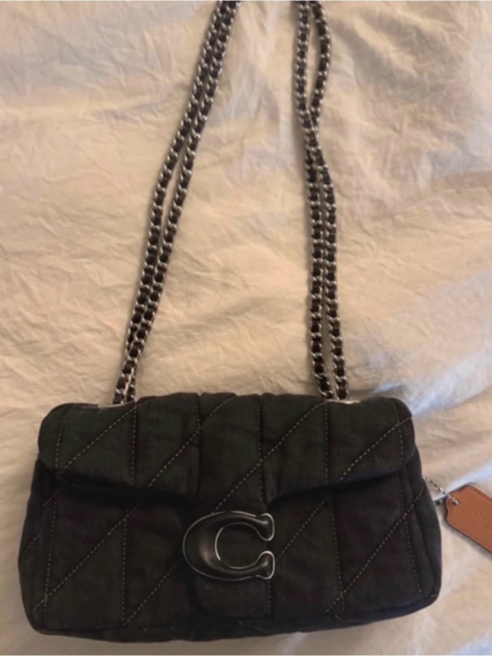 Coach denim tabby 20